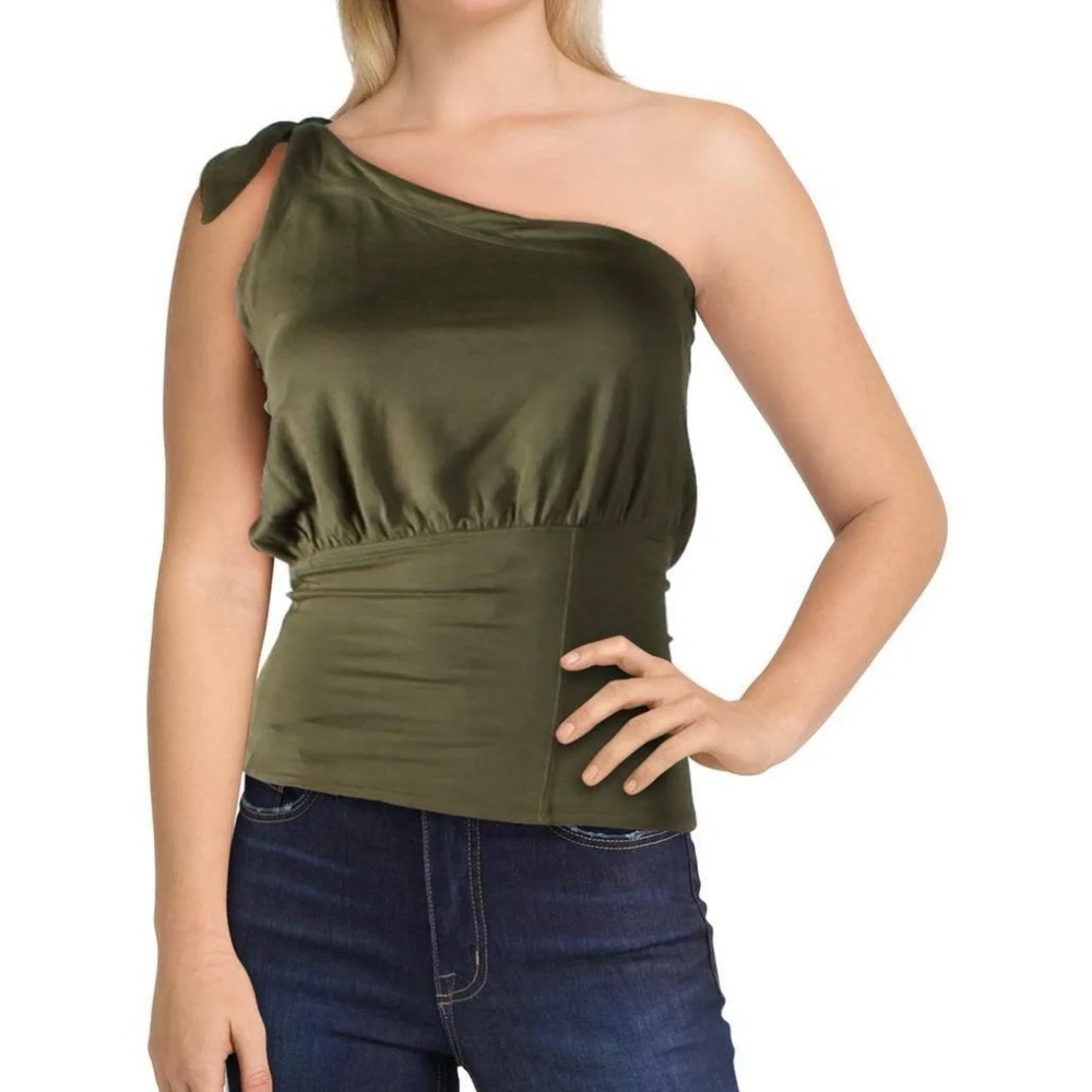 Free People Shindig One Shoulder Fitted Tank